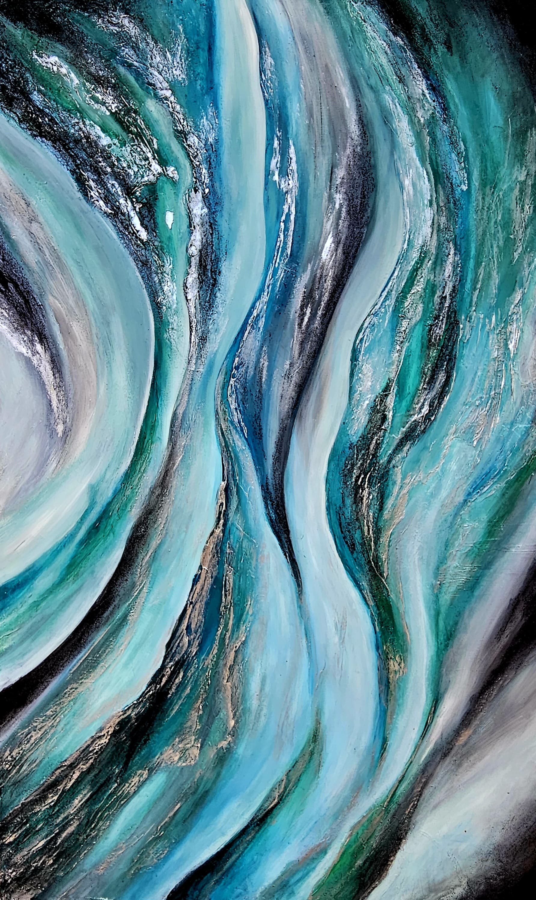 Whispers of the Water — Mixed Media on Canvas